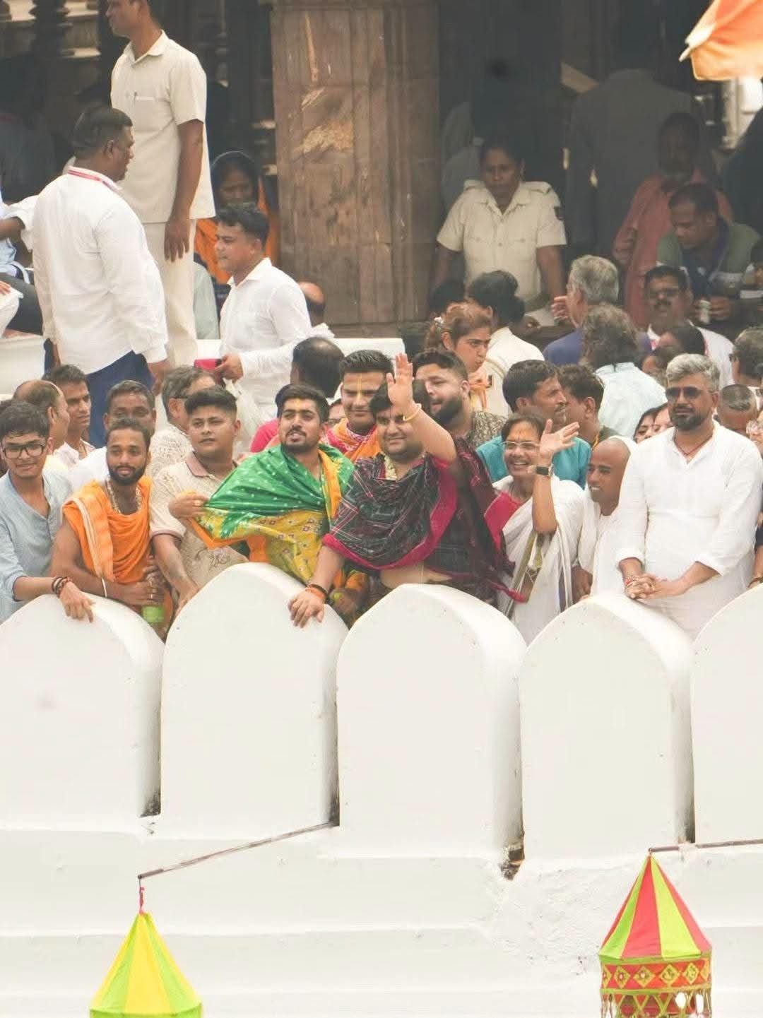 Indresh Upadhyay Maharaj Overwhelmed After Divine Darshan at Jagannath Snana Yatra