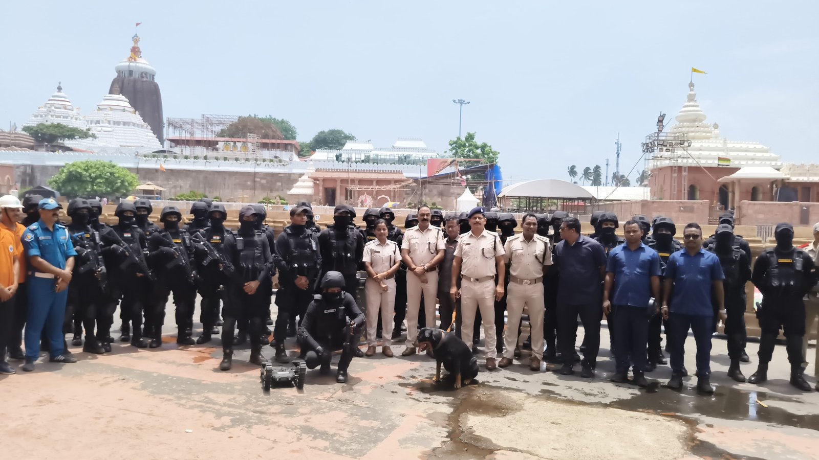 High-alert in Puri Jagannath temple ahead of Rath Yatra, mega mock drill to counter terror